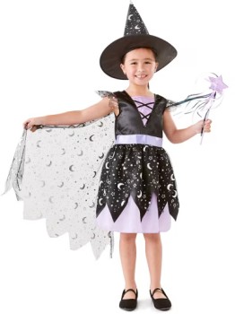 3+Piece+Deluxe+Star+Witch+Costume+-+Ages+4-6