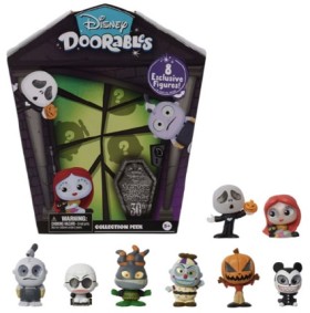 8+Pack+Disney+Doorables+Tim+Burton%26%23039%3Bs+The+Nightmare+Before+Christmas+Collection+Peek+Figures