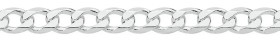 Sterling+Silver+20cm+Diamond+Cut+Bevelled+Curb+Bracelet