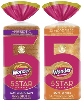 Wonder+Bread+5+Star+680g+Selected+Varieties