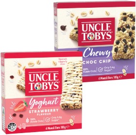 Uncle+Tobys+Muesli+Bars+6+Pack+Selected+Varieties