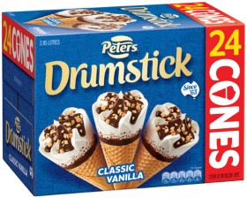 Peters+Drumstick+Classic+Vanilla%2C+Variety+Pack+or+Summer+Faves+24+Pack