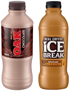 Ice+Break+Real+Coffee+or+Oak+Flavoured+Milk+750mL+Selected+Varieties