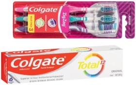 Colgate+Total+Base+or+Sensitive+Toothpaste+110-200g+or+Zig+Zag+Toothbrush+3+Pack%2A+Selected+Varieties