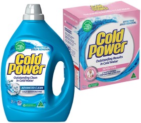 Cold+Power+Laundry+Liquid+2+Litre+or+Powder+2kg+Selected+Varieties