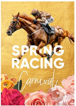 Spring+Racing+Floral+Poster