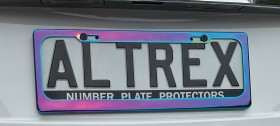 NEW+Altrex+Neochrome+Number+Plate+Protector