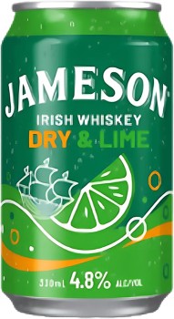 Jameson+Smooth+Dry+Lime+4.8%25+Cans+330mL