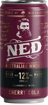 Ned+Australian+Whisky+%26amp%3B+Cherry+Cola+Cans+200mL