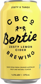 NEW+CBCo+Brewing+%28CBCo+Brewing%29+Bertie+Zesty+Lemon+Cider+Cans+375mL