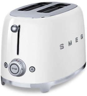 Smeg-50s-Style-Toaster-in-White on sale