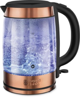 Russell-Hobbs-Brooklyn-Glass-Kettle-in-Copper on sale