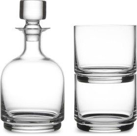 Maxwell-Williams-3pc-Diamante-Stacked-Decanter-Set on sale