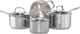 The+Cooks+Collective+4pc+ONE+Stainless+Steel+Cookware+Set