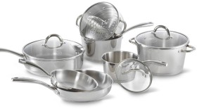 The+Cooks+Collective+7pc+Essentials+Stainless+Steel+Cookware+Set