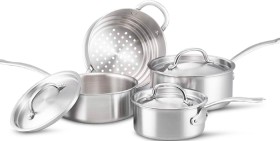 Essteele+4pc+Per+Amore+Clad+Stainless+Steel+Cookware+Set