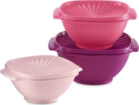 Tupperware-3pc-Heritage-Bowl-Set-in-Pink on sale