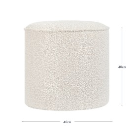 Adele-Small-Boucle-Ottoman-by-Habitat on sale