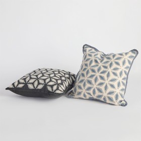 Celeste+Embroidered+Square+Cushion+by+M.U.S.E.