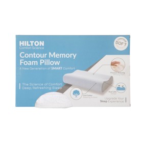 Comfort+Science+Memory+Foam+Contour+Soft+Pillow+by+Hilton