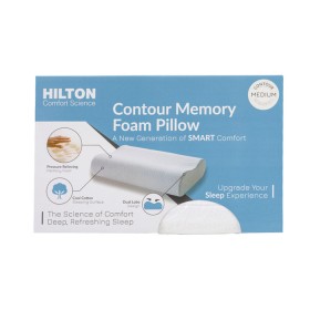 Comfort+Science+Memory+Foam+Contour+Medium+Pillow+by+Hilton