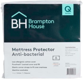 40%25+To+50%25+off+Brampton+House+Anti-Bacterial+Strapped+Mattress+Protector