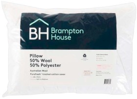 40%25+To+50%25+off+Brampton+House+50%25+Wool+50%25+Polyester+Standard+Pillow