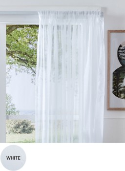 40%25+off+Sienna+Sheer+Pencil+Pleat+Curtains