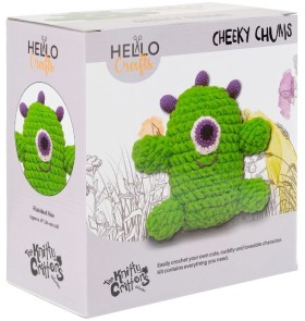 NEW+Knitty+Critters+Cheeky+Chums+Alien+Kit