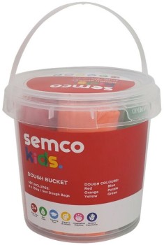 Semco+Kids+6+Colour+Dough+Bucket