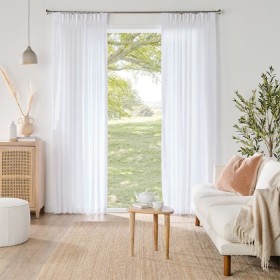 40%25+off+Neutrals+Sheer+Pinch+Pleat+Curtains