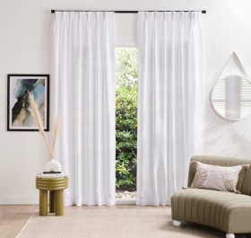 50%25+off+Flaxen+Sheer+Pinch+Pleat+Curtains