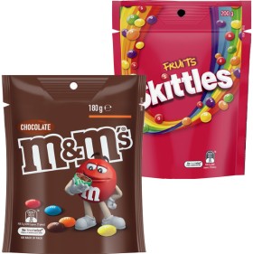 M%26amp%3BM%26%23039%3Bs+120%E2%80%91180g%2C+Skittles+120%E2%80%91200g%2C+Pods+160g+or+Maltesers+120%E2%80%91140g+Share+Pack+Selected+Varieties