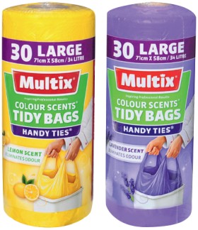 Multix+Colour+Scents+Handy+Ties+Tidy+Bags+30%E2%80%9135+Pack+Selected+Varieties