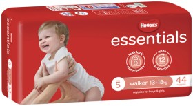 Huggies+Essentials+Nappies+40-52+Pack+Selected+Varieties