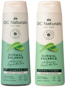 OC+Naturals+Shampoo+or+Conditioner+400mL+Selected+Varieties