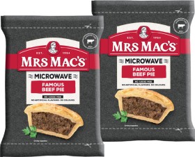 Mrs+Mac%26%23039%3Bs+Microwave+Beef+Pie%2C+Pastie+or+Giant+Sausage+Roll+165%E2%80%91175g+Selected+Varieties