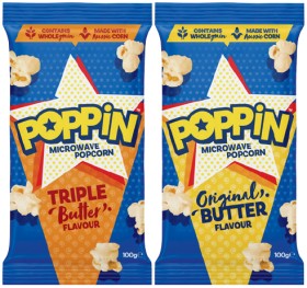 Poppin+Microwave+Popcorn+85%E2%80%91100g+Selected+Varieties