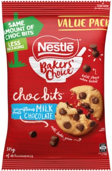 Nestl%26eacute%3B+Bakers%26%23039%3B+Choice+Milk+Choc+Bits+Value+Pack+375g