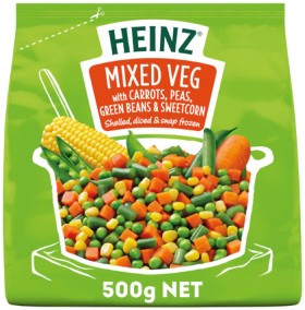 Heinz+Frozen+Mixed+Veg%2C+Baby+Peas+or+Broad+Beans+500g