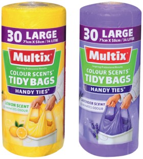 Multix+Colour+Scents+Handy+Ties+Tidy+Bags+30%E2%80%9135+Pack+Selected+Varieties