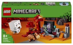 LEGO+Minecraft+The+Nether+Portal+Ambush+21255