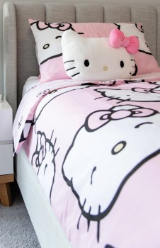 Hello+Kitty+Kids+Quilt+Cover+Set+SB+-+Pink