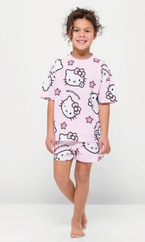 Hello-Kitty-Cotton-Pyjama-Set-Pink on sale