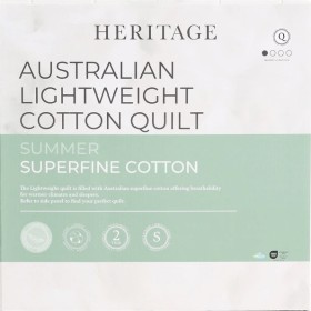 Heritage+Australian+Lightweight+Cotton+Quilt