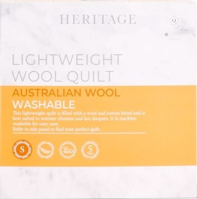 Heritage+Australian+Lightweight+Wool+Quilt