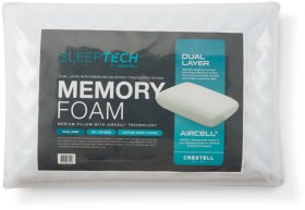 Crestell+Sleeptech+Dual+Layer+Memory+Foam+Pillow