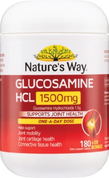 Nature%26rsquo%3Bs+Way+Glucosamine+HCL+1500mg+180%2B20+Tablets%2A