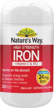 Nature%26rsquo%3Bs+Way+High+Strength+Iron+%2B+Vitamin+C+%26amp%3B+B12+30+Tablets%2A