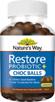 Nature%26rsquo%3Bs+Way+Restore+Probiotic+Choc+Balls+60+Pack%2A